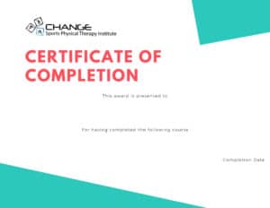 Athlete 101 Certificate of Completion