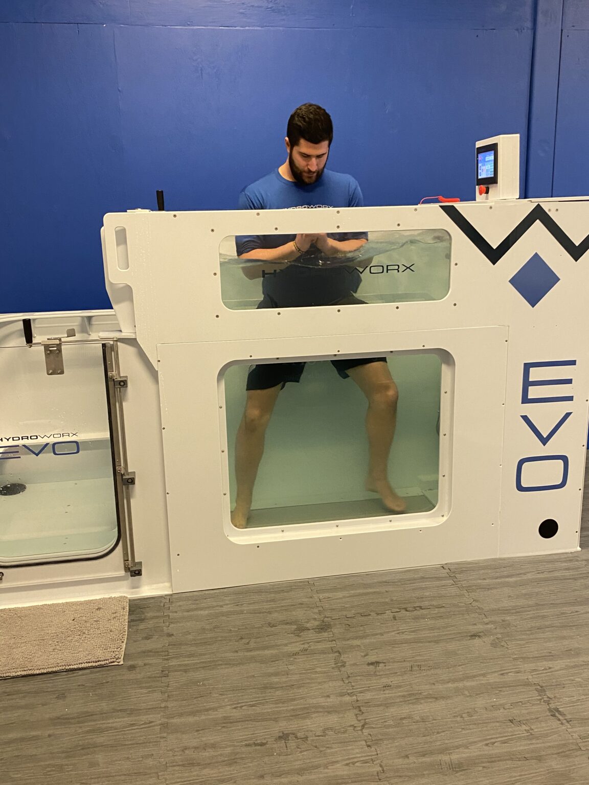 Underwater Treadmill Inside Change Sports Physical Therapy Institute